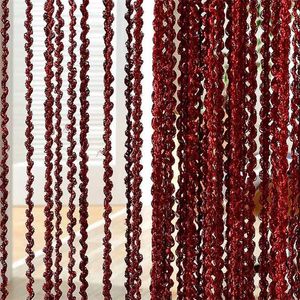 100 * 200cm Threaded Line Curtain Indoor Home Decoration Curtain Wedding Background Decorations Supplies 211203