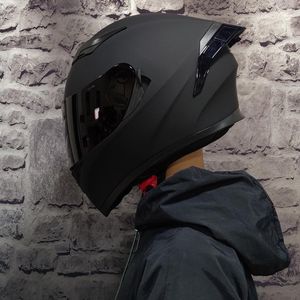 Мотоциклетные шлемы бренд подлинный jiekai 316 Высококачественный полный лицевой шлем Men Men Racing Dot Kepacet