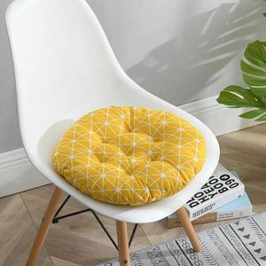 Yuvarlak Tatami Koltuk Yastık Dekoratif Ofis Sandalye Pad Baskı Kanepe Yastığı Ev Dekoru Taşınabilir Araba Yumuşak Yastık/Dekoratif