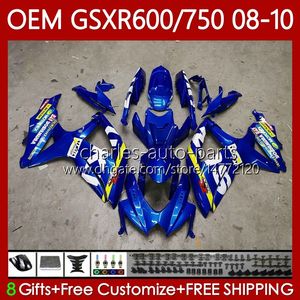 Тело для инъекций для Suzuki GSX-R750 GSXR 600 750 CC K8 GSXR-600 600CC 750CC 08-10 88NO.0 GSXR750 08 09 10 GSXR-750 GSXR600 GSX-R600 2008 2009 2012 2010 OEM FACKINGS FORIC