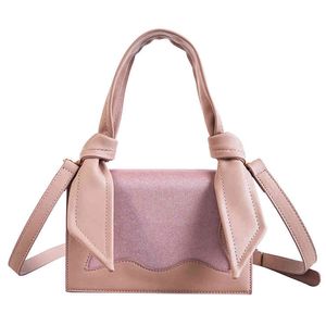 Contrast color Square Tote bag 2021 Fashion New High Quality PU Leather Women's Digner Handbag Casual Shoulder Msenger BagN5N6