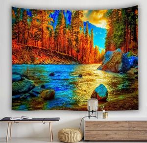 Wholesale nature tapestry for sale - Group buy Tapestries Nature Scenery Wall Hanging Tapestry Tree Landscape Forest Carpet Mountain Boho Blanket Trippy Home Headboard Dorm Decor