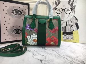 Luxury female designer bags Retro canvas material equestrian origin Fashion shoulder Messenger bag Ophidia tote shopping handbag