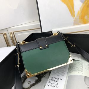 Ladies Famous Women Shoulder Bags luxury design small square bag single diagonal wide belt cross grain leather big brand fashion handbag