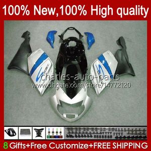 Fairings +Tank cover For BMW K1200 K 1200 S 1200S K1200S 05 06 07 08 09 10 Bodywork 28No.31 K-1200S 2005 2006 2007 2008 2009 2010 K1200-S 05-10 Motorcycle Bodys Silvery blue