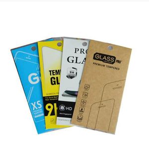 3000 stks 175 * 88mm lege retail pakket dozen verpakking voor iPhone Samsung Smart Phone Premium Gehard Glas 9h Screen Protector Display tas