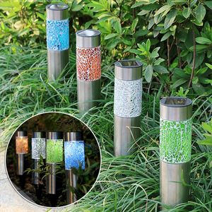 Lâmpadas de gramado Paisagem solar Luz à prova d'água à prova d'água Lâmpada de pátio exclusiva para venda de decoração de pátio de jardim