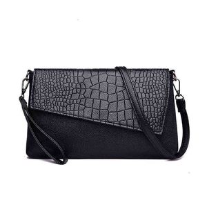 HBP não-marca Yiwu * 10 Crocodilo Padrão Mão Grip Crossbody Feminino Feminino de Bolsa de ombro Sport.0018