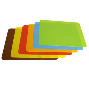 40x30cm Silicone Mats Baking Liner Muiti-function Oven Heat Insulation Anti-slip Pad Bakeware Kid Table Placemat Decoration Mat DH9340