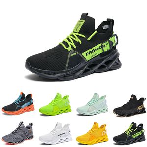 Erkek Kadın Koşu Ayakkabıları Üçlü Siyah Sarı Kırmızı Lemen Yeşil Serin Gri Erkek Eğitmenler Spor Sneakers Altmış Yedi