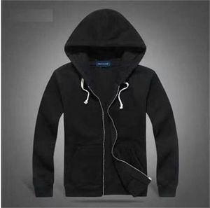 Mens polo jacket Hooded sweater Hoodies and Sweatshirts autumn solid casual with a hood sport zipper pullover quality Outerwear Cotton Asian size
