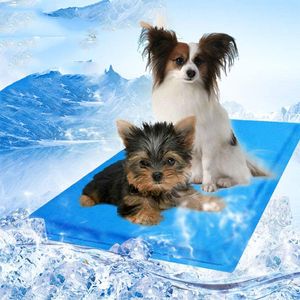 ingrosso Raffreddamento Gel Stuoie-Dog Cooling Mat Pet LCE Pad Formato Chihuahua Materasso Materasso Cool Bed Cat Cushion Estate Tenere Gel Kennels Pens