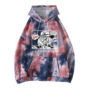 JoJo Bizarre Adventure Hoodies Sweatshirt Kvinnor / Män Tryckta Långärmad Harajuku Fashion Tops Y211122