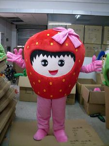 Performance two style strawberry Mascot Costume Halloween Christmas Fancy Party friuts Cartoon Character Outfit Suit Adult Women Men Dress Carnival Unisex Adults