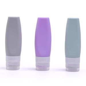 Storage Bottles & Jars 60/100ml Silica Shower Gel Packaging Bottle Travel Sub-bottling Cosmetic Shampoo Container Silicone Refillable Empty