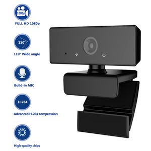 SeenDa 1080P Webcam HD Autofokus PC Eingebautes Mikrofon MIC Skype Android TV Computerkamera USB Web Cam