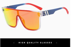 Sommer Herren Outdoor Sport Mode Radfahren Sonnenbrillen Damen Herren Fahrbrille Reiten Wind Brillen mit großem Rahmen und schillernder Farbe