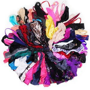 5 10 PCS Lot Random Variety of Thongs and G strings Women Panties Female Thong T back Women Underwear Lingerie Tanga Y0823