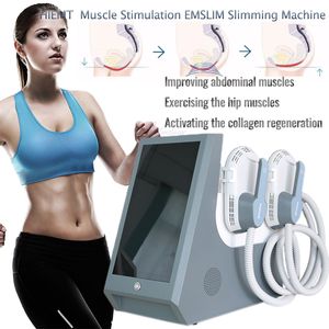 Portable Hiemt Slimming Machine Muskelstimulator Emslim 4 Handtag för hela kroppskonturering bulidmuskler och fettbränning