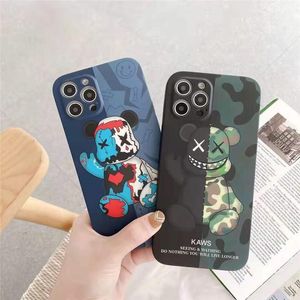 Tide Brand Camouflage Case Чехлы с жестоким медвежом для iPhone 12 11 Pro Promax X XS MAX 7 8 PLUS