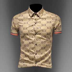 2022GG Camisa Masculina Masculina Casual Algodão Manga Curta Alta Quantidade Camiseta Masculina Respirável Golfe Tênis Marca Clothes Plus M-5XL