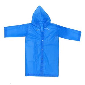Płaszcze przeciwdeszczowe Eva Zagęszczone półprzezroczyste Proste dzieciak Rainwear Wodoodporna Płaszcz przeciwdeszczowy Praktyczne dla dzieci Dzieci Dziewczyny Chłopcy Z Kapturem Płaszcz Rain