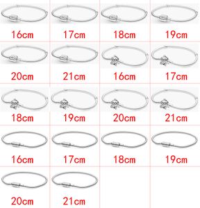 2021 Новый стиль 925 стерлинговой серебряной моды Wild Diy Cartoon Simple и Creative Basic Chain Bracelet Factory Direct Sales