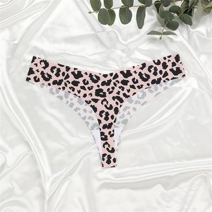 Sólidos Underwear Mulheres Leopard Breve Lepard 6 Cores 3 Pçs / Lots 220311