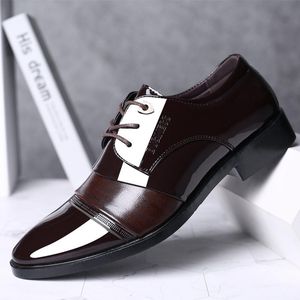 Dress Shoes Men Spring Summer Formal Leather Business Casual Office Luxury Male Breathable Oxfords Rtg67