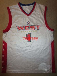 Maglia cucita Tracy McGrady # 1 ALL Star Game Ricamo Taglia XS-6XL Personalizza qualsiasi nome Numero Maglie da basket