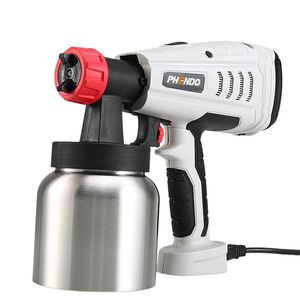 Professional Spray Guns PHENDO Airless Gun W Electric Handheld Paint Sprayers Airbrush For Painting Car Furniture Wall Woodworking