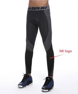 Pantaloni da uomo leggings sportivi attillati ad asciugatura rapida basket running training stretch collant sportivi pantaloni fitness a compressione