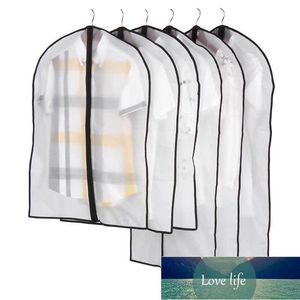 1 PCS Transparente Hang Bag Roupas Capa de Poeira Organizador de Armazenamento Dustproof Plástico Pano Plástico Pano de Vestuário Terno Bag Bolsa Preço de Fábrica Especialista Qualidade