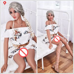 LOMMNY-168cm Realistic Real Silicone Sex Doll Soft Breast Vagian Anus Adult Metal size love sexy ture