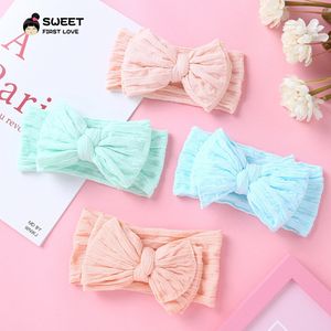 Elastyczne opaski naczyniowe Akcesoria do włosów 3-warstwowe zagęszczanie dla baby Girl Twist Bow Hairband Makeup Head Band Kobiety Włosy Krawaty 0274