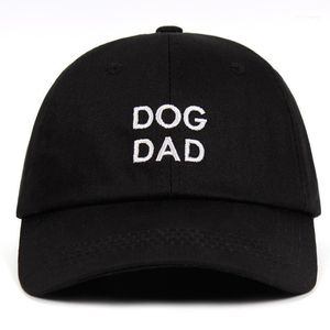 Ball Caps Dog Dad 100% хлопчатобумажная шляпа вышитая шляпа Snapback Smapback Индивидуализированная ручная матерей День матери беременная мама унисекс бейсбол 1