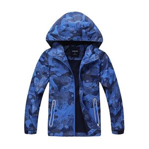 Waterproof Child Coat Windproof Sporty Baby Girls Boys Jackets Warm Children Outerwear Clothing Kids Outfits For 5-14 Years Old 211204