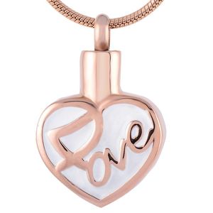 Pendant Necklaces Special Love In The Heart Necklace Women Accessories Ash Keepsake Memorial Locket Pet Urn Cremation Jewelry Custom Color