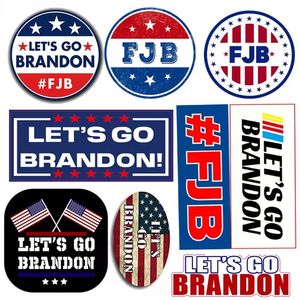 Let's Go Brandon Stickers Vlaggen Voor Auto Mobiele Telefoon Cups Universele Tags Decoratie WHT0228