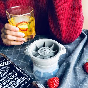 Whiskey Puck Mold Round Ice Box Large Spherical Frozen Popsicle Ice Cube Tray Silicone Ball Kitchen Icemaker Tools