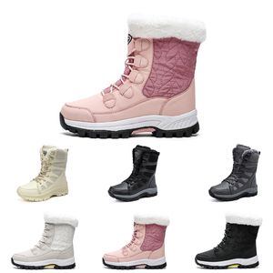 Mais recente botas de inverno sapatos masculino mulheres rosa neve ao ar livre quente bota de pelúcia feminina de bota de bota respirável feminino tênis de esportes tamanho 36-46