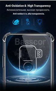 Obudowy Miękkie TPU Przezroczyste Wyczyść Case Telefon Przypadek Ochrona Wstrząśnicze Case Futerały Samsung Galaxy S21 Ultra S20 Fe A52S Uwaga 20 S10 Plus A52 A32