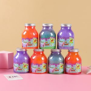 12 pz/set Argilla di Grandi Dimensioni Fai Da Te Trasparente Cristallo Slime Colla Giocattoli Forniture 400g Chiaro Fluffy Slime Schiuma Putty Cloud Plastilina Kit Per I Bambini 0934