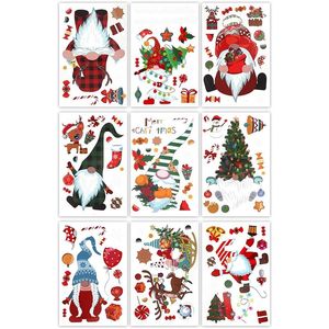 Wall Stickers Christmas Window - Xmas Clings Holiday Winter Outdoor Decorations Ornaments