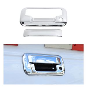 ABS Rear Door Tailgate Bowl Trim Dcoration Accessories for Ford F150 2009-2014 Chrome