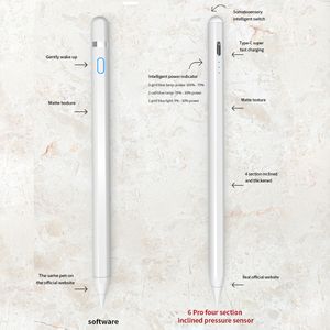 penne Stilo aggiornato con sensore di inclinazione per il rifiuto del palmo Apple Pencil 2 1 per (2018-2021) iPad Pro 11 12.9Air 3 4