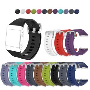Watchbands Replacement Silicone Soft Sport Watch Band Strap for Fitbit Ionic Bracelet Smart Fitness