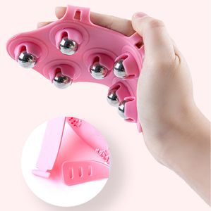 Modelo de Madeira Rolling Bola Massagem Beads Beleza Massager Massager Muscle Musage Muscle Muscle Pain Ciclo de alívio