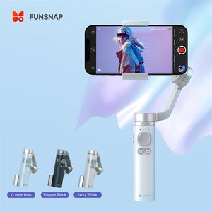 EU i lager Funsnap Handheld Gimbal Capture Moblie Phone Stabilize Stick Foldbar Bluetohooh Justerbar Selfie Stand för iPhone Huawei Xiaomi