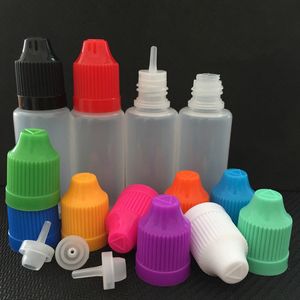 Weiche PE-Nadelflasche mit langer, dünner Spitze, weiches Rauchzubehör, medizinisch zertifiziert, 3, 5, 10, 15, 20, 30 ml, Kinderprävention, leerer Kunststoff für E-Liquid-Saftflaschen im Großhandel